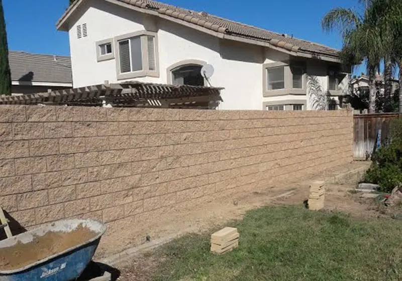 Block Wall Installation in Irvine, CA